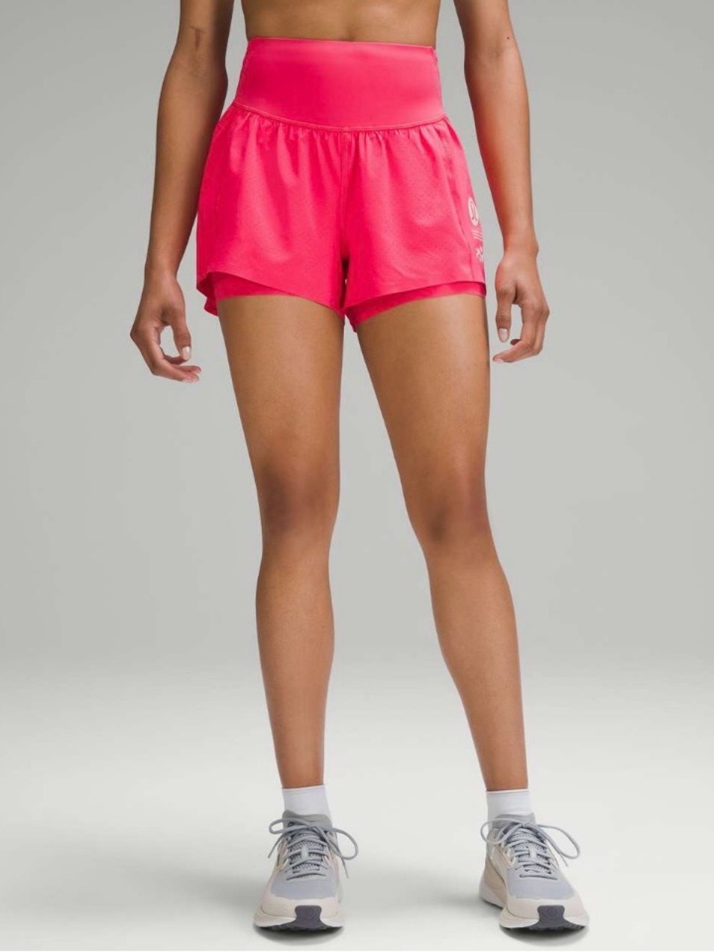 #316 Lululemon Nulux Road to Trail Shorts Lip Gloss Size 8